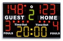 Portable Scoreboard for multisport,  basketball scoreboard, sport scoreboards, Electronic scoreboard